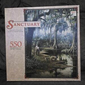 Sanctuary 550-Piece Puzzle - Green and Blue